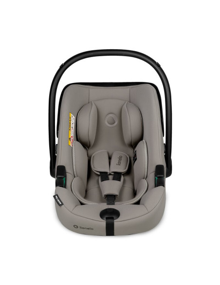 BN-LO-ASTRID_I-SIZE_BEIGE_TAUPE,Scoica auto, Lionelo, i-Size Astrid, 0-13 Kg, 40-87 cm, Cu maner si capotina reglabile, Cu prote