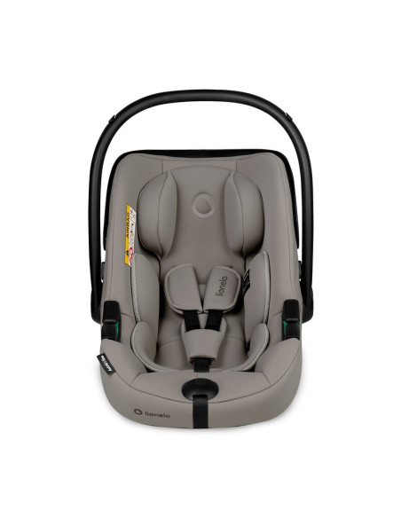 BN-LO-ASTRID_I-SIZE_BEIGE_TAUPE,Scoica auto, Lionelo, i-Size Astrid, 0-13 Kg, 40-87 cm, Cu maner si capotina reglabile, Cu prote