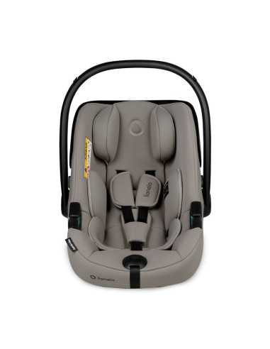 BN-LO-ASTRID_I-SIZE_BEIGE_TAUPE,Scoica auto, Lionelo, i-Size Astrid, 0-13 Kg, 40-87 cm, Cu maner si capotina reglabile, Cu prote