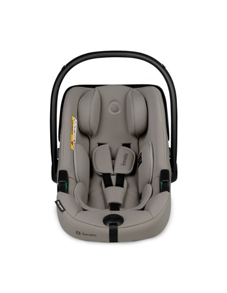 BN-LO-ASTRID_I-SIZE_BEIGE_TAUPE,Scoica auto, Lionelo, i-Size Astrid, 0-13 Kg, 40-87 cm, Cu maner si capotina reglabile, Cu prote