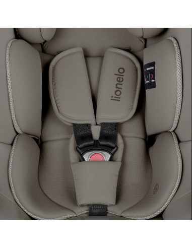 BN-LO-ASTRID_I-SIZE_BEIGE_TAUPE,Scoica auto, Lionelo, i-Size Astrid, 0-13 Kg, 40-87 cm, Cu maner si capotina reglabile, Cu prote