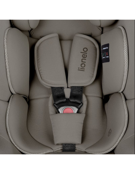 BN-LO-ASTRID_I-SIZE_BEIGE_TAUPE,Scoica auto, Lionelo, i-Size Astrid, 0-13 Kg, 40-87 cm, Cu maner si capotina reglabile, Cu prote