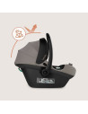 BN-LO-ASTRID_I-SIZE_BEIGE_TAUPE,Scoica auto, Lionelo, i-Size Astrid, 0-13 Kg, 40-87 cm, Cu maner si capotina reglabile, Cu prote