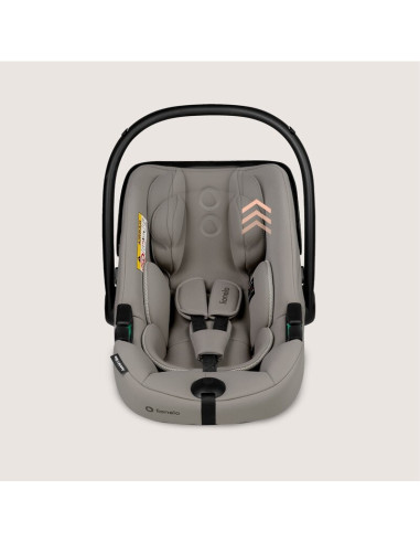 BN-LO-ASTRID_I-SIZE_BEIGE_TAUPE,Scoica auto, Lionelo, i-Size Astrid, 0-13 Kg, 40-87 cm, Cu maner si capotina reglabile, Cu prote