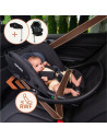 BN-LO-ASTRID_I-SIZE_BEIGE_TAUPE,Scoica auto, Lionelo, i-Size Astrid, 0-13 Kg, 40-87 cm, Cu maner si capotina reglabile, Cu prote