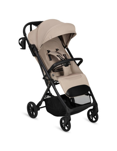 BN-LO-TANSI_BEIGE_SAND,Carucior sport, Lionelo, Tansi, Pliere automata, Ultracompact, Manevrare cu o mana, Roti cu tehnologie Gr