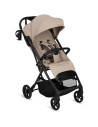 BN-LO-TANSI_BEIGE_SAND,Carucior sport, Lionelo, Tansi, Pliere automata, Ultracompact, Manevrare cu o mana, Roti cu tehnologie Gr
