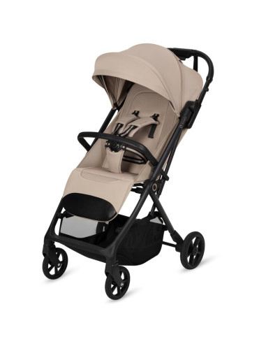 BN-LO-TANSI_BEIGE_SAND,Carucior sport, Lionelo, Tansi, Pliere automata, Ultracompact, Manevrare cu o mana, Roti cu tehnologie Gr