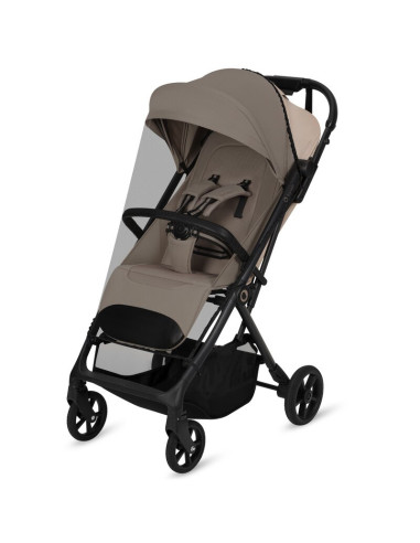 BN-LO-TANSI_BEIGE_SAND,Carucior sport, Lionelo, Tansi, Pliere automata, Ultracompact, Manevrare cu o mana, Roti cu tehnologie Gr