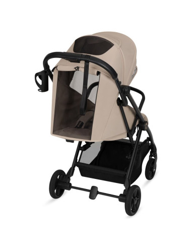 BN-LO-TANSI_BEIGE_SAND,Carucior sport, Lionelo, Tansi, Pliere automata, Ultracompact, Manevrare cu o mana, Roti cu tehnologie Gr