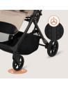 BN-LO-TANSI_BEIGE_SAND,Carucior sport, Lionelo, Tansi, Pliere automata, Ultracompact, Manevrare cu o mana, Roti cu tehnologie Gr