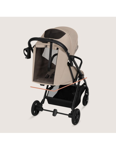 BN-LO-TANSI_BEIGE_SAND,Carucior sport, Lionelo, Tansi, Pliere automata, Ultracompact, Manevrare cu o mana, Roti cu tehnologie Gr