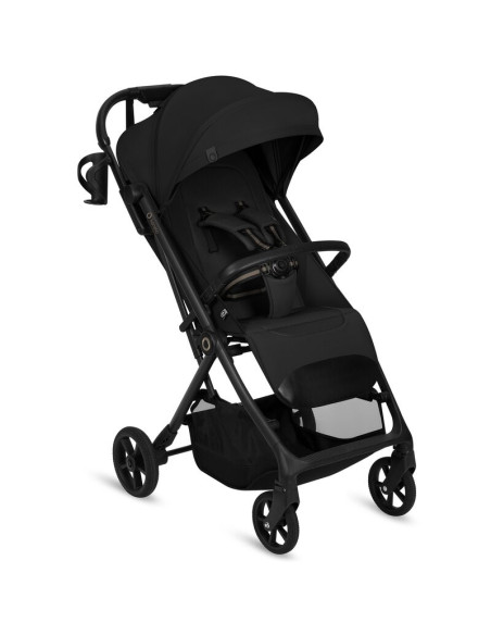 BN-LO-TANSI_BLACK_ONYX,Carucior sport, Lionelo, Tansi, Pliere automata, Ultracompact, Manevrare cu o mana, Roti cu tehnologie Gr