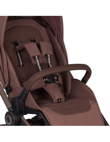 BN-LO-FREYA_2IN1_BROWN_CHOCOLATE,Carucior 2 in 1, Lionelo, Freya, Landou si salteluta ventilate, Pliabil, Reglare spatar-3 pozit