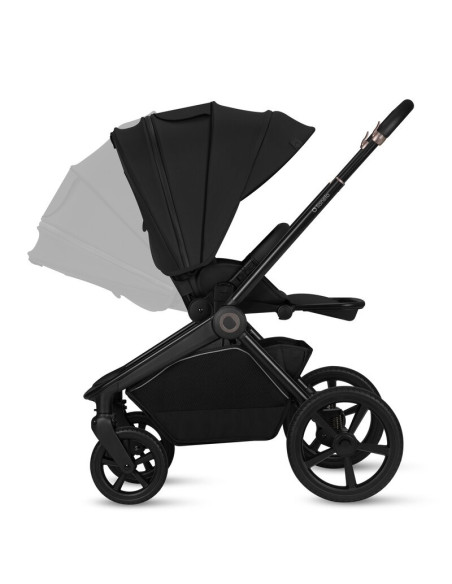 BN-LO-FREYA_2IN1_BLACK_ONYX,Carucior 2 in 1, Lionelo, Freya, Landou si salteluta ventilate, Pliabil, Reglare spatar-3 pozitii, S