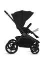 BN-LO-FREYA_2IN1_BLACK_ONYX,Carucior 2 in 1, Lionelo, Freya, Landou si salteluta ventilate, Pliabil, Reglare spatar-3 pozitii, S