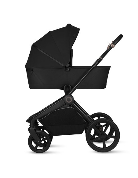 BN-LO-FREYA_2IN1_BLACK_ONYX,Carucior 2 in 1, Lionelo, Freya, Landou si salteluta ventilate, Pliabil, Reglare spatar-3 pozitii, S