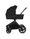 BN-LO-FREYA_2IN1_BLACK_ONYX,Carucior 2 in 1, Lionelo, Freya, Landou si salteluta ventilate, Pliabil, Reglare spatar-3 pozitii, S