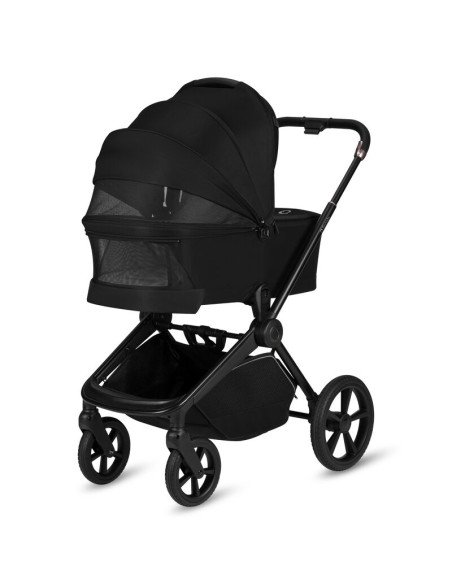BN-LO-FREYA_2IN1_BLACK_ONYX,Carucior 2 in 1, Lionelo, Freya, Landou si salteluta ventilate, Pliabil, Reglare spatar-3 pozitii, S