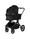 BN-LO-FREYA_2IN1_BLACK_ONYX,Carucior 2 in 1, Lionelo, Freya, Landou si salteluta ventilate, Pliabil, Reglare spatar-3 pozitii, S