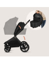 BN-LO-FREYA_2IN1_BLACK_ONYX,Carucior 2 in 1, Lionelo, Freya, Landou si salteluta ventilate, Pliabil, Reglare spatar-3 pozitii, S