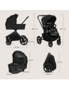 BN-LO-FREYA_2IN1_BLACK_ONYX,Carucior 2 in 1, Lionelo, Freya, Landou si salteluta ventilate, Pliabil, Reglare spatar-3 pozitii, S
