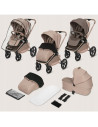 BN-LO-FREYA_3IN1_BEIGE_SAND,Carucior 3 in 1, Lionelo, Freya, Cu scoica ADAC, Landou si salteluta ventilate, Pliabil, Reglare spa