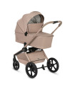 BN-LO-FREYA_3IN1_BEIGE_SAND,Carucior 3 in 1, Lionelo, Freya, Cu scoica ADAC, Landou si salteluta ventilate, Pliabil, Reglare spa