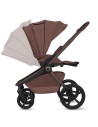 BN-LO-FREYA_3IN1_BROWN_CHOCOLATE,Carucior 3 in 1, Lionelo, Freya, Cu scoica ADAC, Landou si salteluta ventilate, Pliabil, Reglar