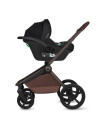 BN-LO-FREYA_3IN1_BROWN_CHOCOLATE,Carucior 3 in 1, Lionelo, Freya, Cu scoica ADAC, Landou si salteluta ventilate, Pliabil, Reglar