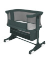 BN-LO-JODIE_GREEN_GRAPHITE,Patut co-sleeper, Lionelo, Jodie, Multifunctional, Reglabil in 6 pozitii pe inaltime, Saltea cu densi
