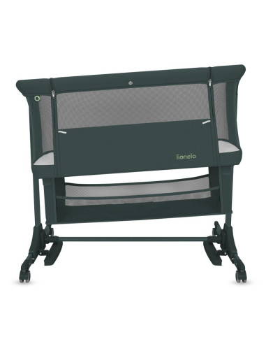 BN-LO-JODIE_GREEN_GRAPHITE,Patut co-sleeper, Lionelo, Jodie, Multifunctional, Reglabil in 6 pozitii pe inaltime, Saltea cu densi