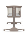 BN-LO-PARI_BEIGE_TAUPE,Patut co-sleeper, Lionelo, Pari, Multifunctional, Cu leganare, Reglabil in 6 pozitii pe inaltime, Saltea 