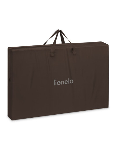 BN-LO-PARI_BROWN_CHOCOLATE,Patut co-sleeper, Lionelo, Pari, Multifunctional, Cu leganare, Reglabil in 6 pozitii pe inaltime, Sal