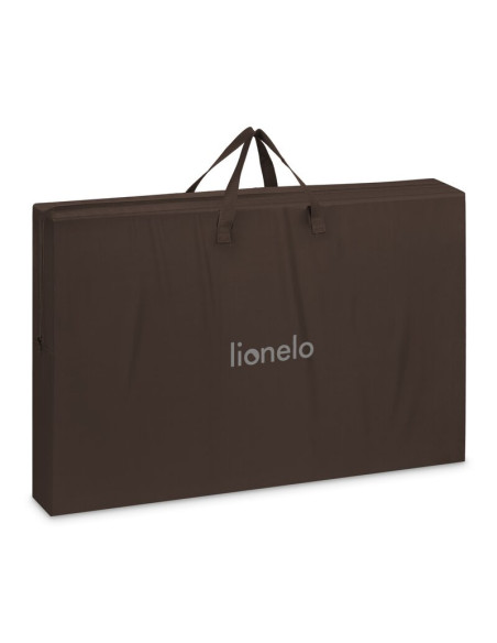 BN-LO-PARI_BROWN_CHOCOLATE,Patut co-sleeper, Lionelo, Pari, Multifunctional, Cu leganare, Reglabil in 6 pozitii pe inaltime, Sal