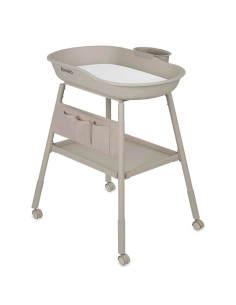BN-LO-ROSIE_BEIGE_SAND,Masuta de infasat, Lionelo, Rosie, Cu saltea de infasat inclusa si roti, Spatiu pentru depozitare, Reglab