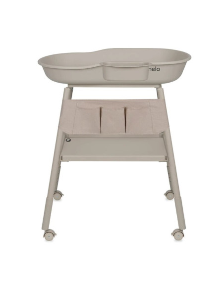 BN-LO-ROSIE_BEIGE_SAND,Masuta de infasat, Lionelo, Rosie, Cu saltea de infasat inclusa si roti, Spatiu pentru depozitare, Reglab