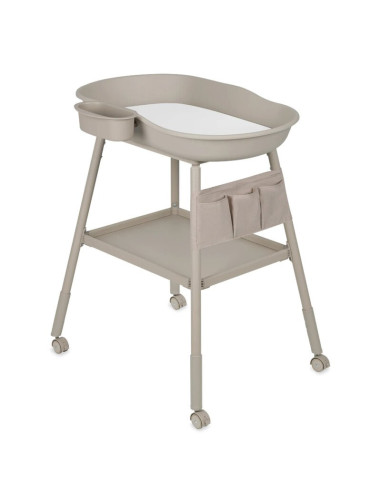 BN-LO-ROSIE_BEIGE_SAND,Masuta de infasat, Lionelo, Rosie, Cu saltea de infasat inclusa si roti, Spatiu pentru depozitare, Reglab