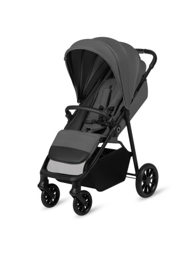 BN-LO-EMERALD_GREY_STONE,Carucior sport, Lionelo, Emerald, Pliere cu o mana, Copertina XXL UPF50+, Spatar reglabil, Suspensie co
