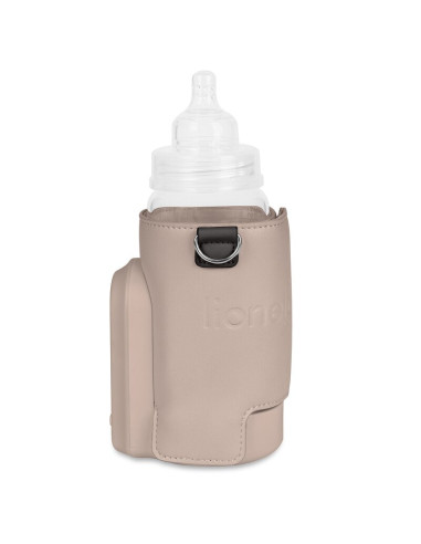 BN-LOC-THERMUP_GO_EVO_BEIGE_TAUPE,Incalzitor biberoane, Lionelo, ThermUp Go Evo, Portabil, Cu 5 niveluri de incalzire, Cu buton 