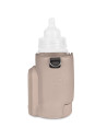 BN-LOC-THERMUP_GO_EVO_BEIGE_TAUPE,Incalzitor biberoane, Lionelo, ThermUp Go Evo, Portabil, Cu 5 niveluri de incalzire, Cu buton