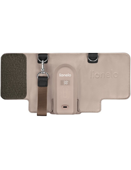 BN-LOC-THERMUP_GO_EVO_BEIGE_TAUPE,Incalzitor biberoane, Lionelo, ThermUp Go Evo, Portabil, Cu 5 niveluri de incalzire, Cu buton 