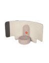 BN-LOC-THERMUP_GO_EVO_BEIGE_TAUPE,Incalzitor biberoane, Lionelo, ThermUp Go Evo, Portabil, Cu 5 niveluri de incalzire, Cu buton
