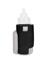 BN-LOC-THERMUP_GO_EVO_BLACK,Incalzitor biberoane, Lionelo, ThermUp Go Evo, Portabil, Cu 5 niveluri de incalzire, Cu buton Safety