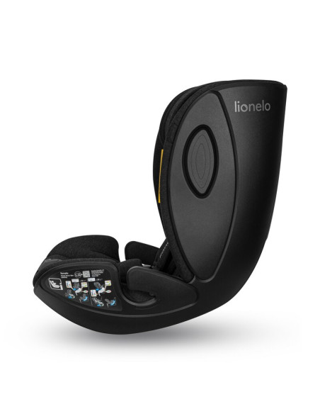 BN-LO-MOXIE_NEXT_I-SIZE_BLACK_CARBON,Scaun auto, Lionelo, Moxie Next, i-Size, 40-105 cm, Tetiera reglabila pe 8 trepte, Inclinar
