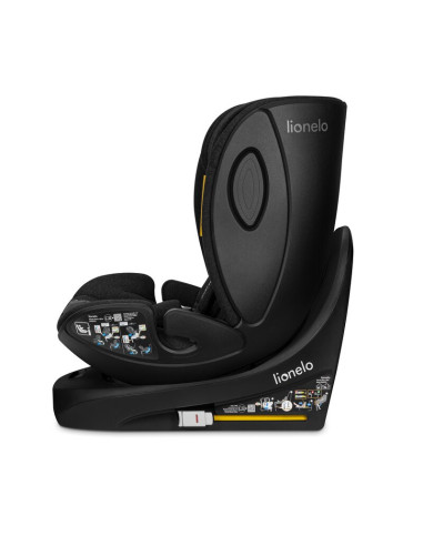 BN-LO-MOXIE_NEXT_I-SIZE_BLACK_CARBON,Scaun auto, Lionelo, Moxie Next, i-Size, 40-105 cm, Tetiera reglabila pe 8 trepte, Inclinar