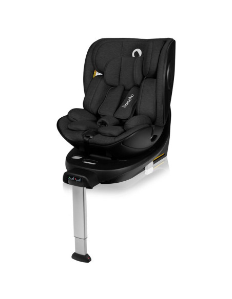 BN-LO-MOXIE_PLUS_I-SIZE_BASE_BLACK,Baza scaun auto i-Size, Lionelo, Moxie Next, Rotativa 360, Cu isofix si picior stabilizator, 