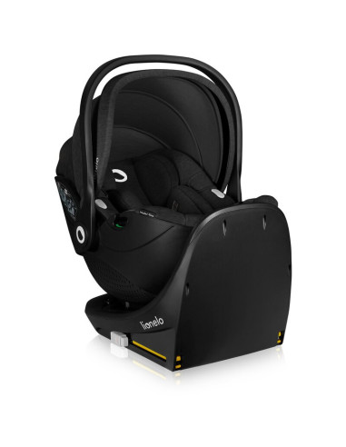 BN-LO-MOXIE_PLUS_I-SIZE_BASE_BLACK,Baza scaun auto i-Size, Lionelo, Moxie Next, Rotativa 360, Cu isofix si picior stabilizator, 
