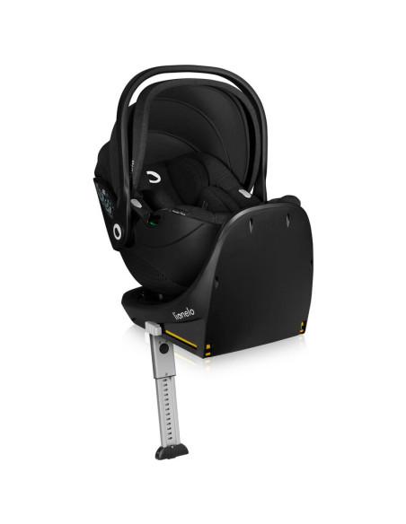 BN-LO-MOXIE_PLUS_I-SIZE_BASE_BLACK,Baza scaun auto i-Size, Lionelo, Moxie Next, Rotativa 360, Cu isofix si picior stabilizator, 