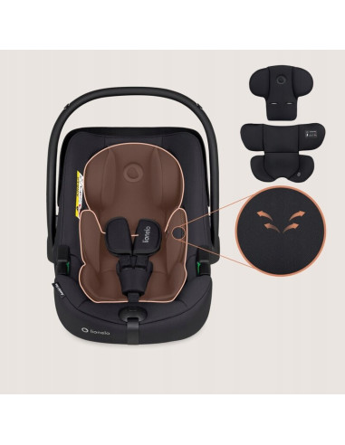 BN-LO-ASTRID_I-SIZE_BLACK_ONYX,Scoica auto, Lionelo, i-Size Astrid, 0-13 Kg, 40-87 cm, Cu salteluta, Testat ADAC, Conform cu sta